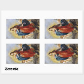 Immaculeren Conception Peter Paul Rubens schilderi Rechthoekige Sticker (Vel)