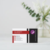 Immaculeren Modern Concise Stylish General Manager Visitekaartje (Staand voorkant)