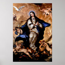 Immaculeren poster voor conceptie