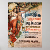 Immagine da Genova, Italia. 1892 Poster (Voorkant)