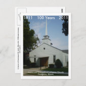 Immanuel 100 jaar briefkaart (Voorkant / Achterkant)