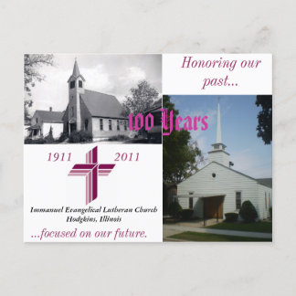 Immanuel 100e Jubileum Briefkaart