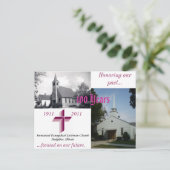 Immanuel 100e Jubileum Briefkaart (Staand voorkant)