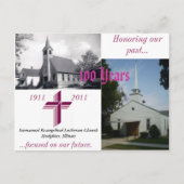 Immanuel 100e Jubileum Briefkaart (Voorkant)