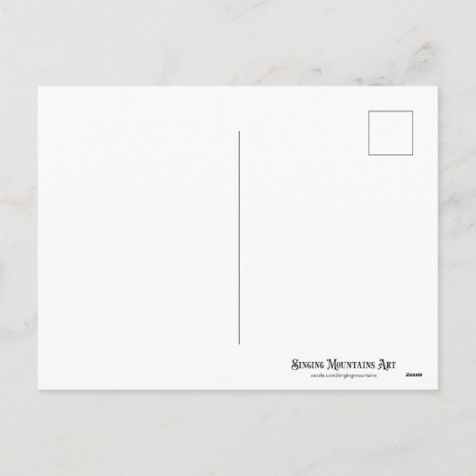 Immanuel Bijbel Verse Winter Woodlands Watervallen Feestdagenkaart (Achterkant)