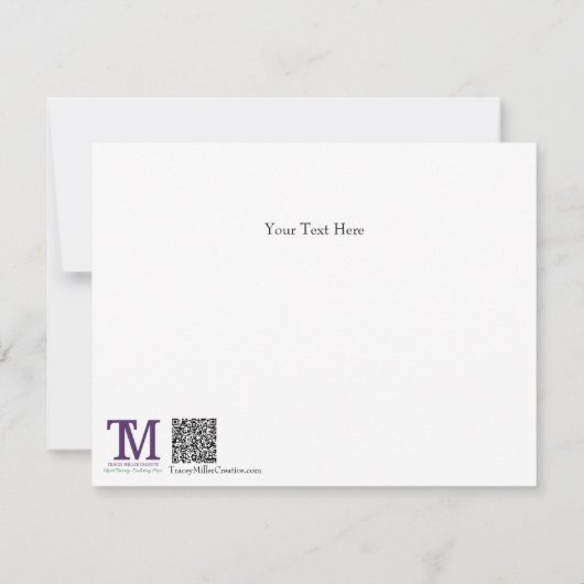 Immanuel (Emmanuel) Card Notitiekaartje (Achterkant)