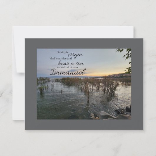 Immanuel (Emmanuel) Kaart Notitiekaartje (Voorkant)