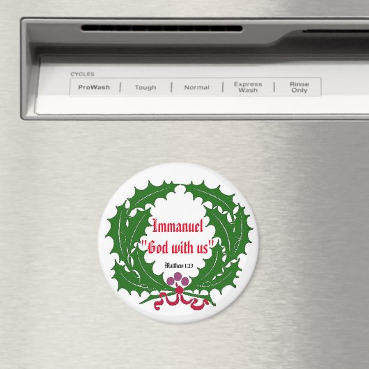 Immanuel God met ons Ref past het aan Magneet (Insitu (Vaatwasser))