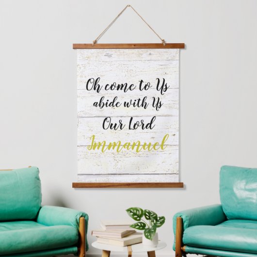 Immanuel hangend wandkleed (Woonkamer)