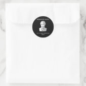 Immanuel Kant Funny Philosophy Gezegde Gift Ronde Sticker (Tas)