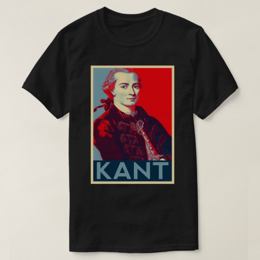 Immanuel Kant Hope Poster T-shirt (Design voorkant)