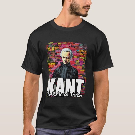 Immanuel Kant Philosopher T-shirt (Voorkant)