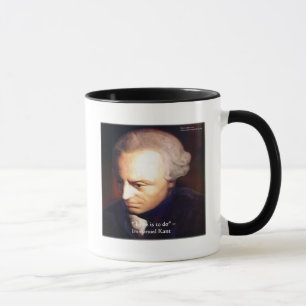 Immanuel Kant "Te Doen" Wijsheid Quote Cadeaus & T Mok