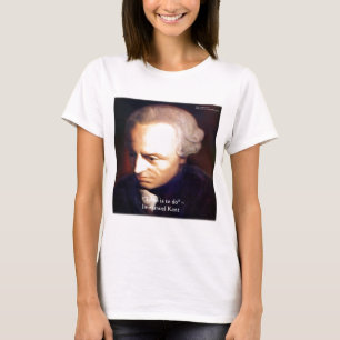 Immanuel Kant "Te Doen" Wijsheid Quote Cadeaus & T T-shirt