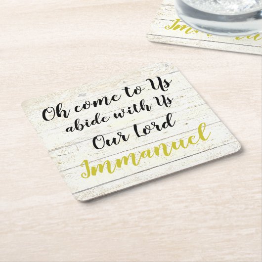 Immanuel  kartonnen onderzetters (Schuin)