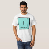 Immanuel Naam Scheikunde Element Periodiek Systee T-shirt (Voorkant volledig)