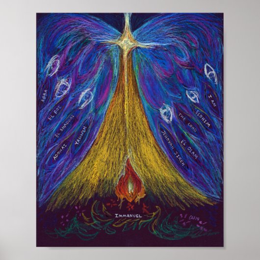 Immanuel Oil Pastel by Christina Wert, Poster (Voorkant)