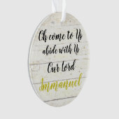 Immanuel Ornament (voorkant)