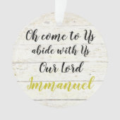 Immanuel Ornament (voorkant)