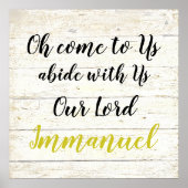 Immanuel poster (Voorkant)