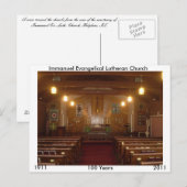 Immanuel Sanctuary Briefkaart (Voorkant / Achterkant)