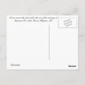 Immanuel Sanctuary Briefkaart (Achterkant)