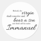 Immanuel Sticker (Voorkant)