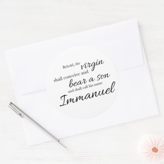 Immanuel Sticker (Envelop)