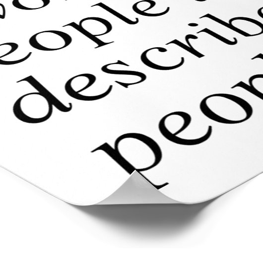 Immature definitie Funny Poster (Hoek)