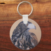 Immature Harris Hawk Sleutelhanger (Voorkant)