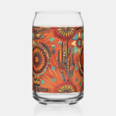 Immersive Azure "Intricate Echoes" 473ml blikglas Blikvorm Glas (Achterkant)