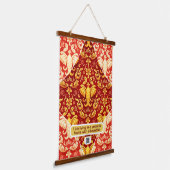 Immersive Design: Radiant Gold Elephants on Deep C Hangend Wandkleed (Gebogen)