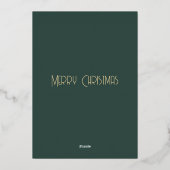 Immerwährend Ritme Folie Feestdagenkaart (Achterkant)