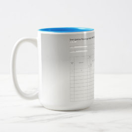Immigrant Passenger List Coffee Mug Tweekleurige Koffiemok