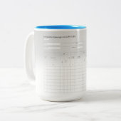 Immigrant Passenger List Coffee Mug Tweekleurige Koffiemok (Voorkant links)