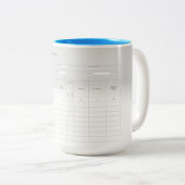 Immigrant Passenger List Coffee Mug Tweekleurige Koffiemok (Voorkant rechts)