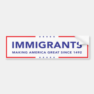 Immigranten Bumpersticker
