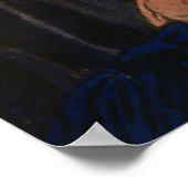 immigranten en beeld van de vrijheid Kunst Poster (Hoek)