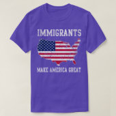 Immigranten groot t-shirt (Design voorkant)