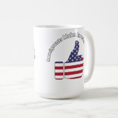 Immigranten maken Amerika geweldig Koffiemok (Voorkant rechts)