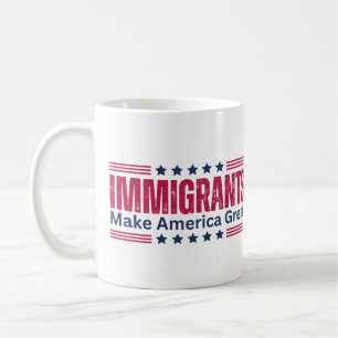 Immigranten maken Amerika geweldig Koffiemok