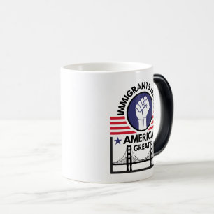 Immigranten maken Amerika geweldig Magische Mok