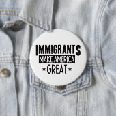 Immigranten maken Amerika geweldig Ronde Button 4,0 Cm (In situ)