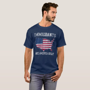 Immigranten maken Amerika geweldig T-shirt