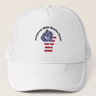 Immigranten maken Amerika geweldig Trucker Pet
