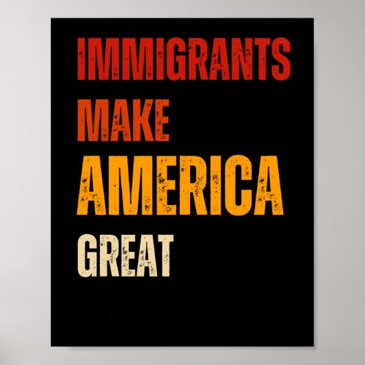 Immigranten voeden Amerika hebben genade 2025 Poster (Voorkant)