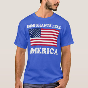 Immigranten Voeder-Amerika Verenigde Staten T-shirt