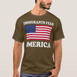 Immigranten Voeder-Amerika Verenigde Staten T-shirt