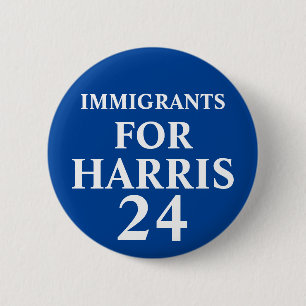 Immigranten voor Harris Button