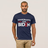 IMMIGRANTEN VOOR JOE BIDEN T-SHIRT (Voorkant volledig)